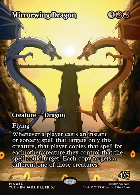 Mirrorwing Dragon - Avatar: The Last Airbender Eternal - Borderless