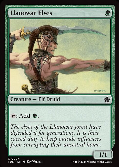 Llanowar Elves - Foundations