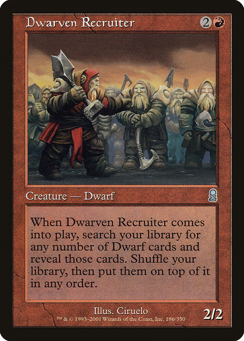 Dwarven Recruiter - Odyssey