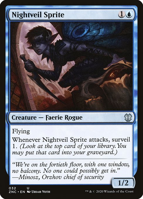 Nightveil Sprite - Zendikar Rising Commander