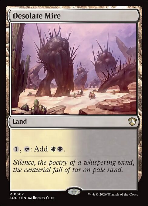 Desolate Mire - Secrets of Strixhaven Commander