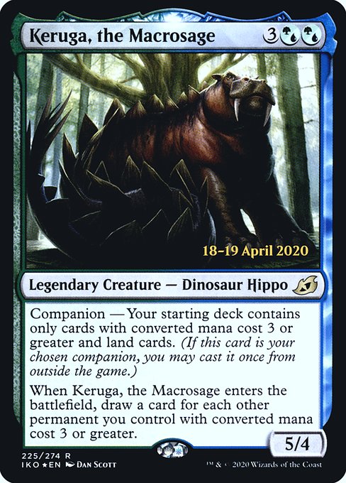 Keruga, the Macrosage - Ikoria: Lair of Behemoths Promos - Promo Foil