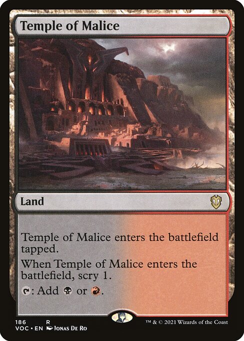 Temple of Malice - Crimson Vow Commander