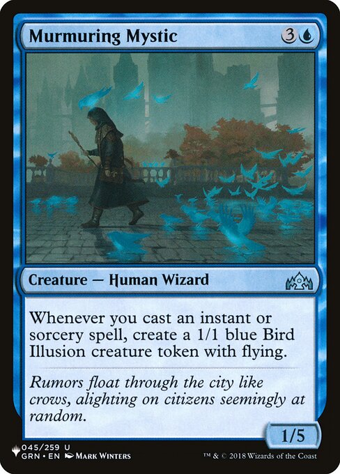 Murmuring Mystic - The List