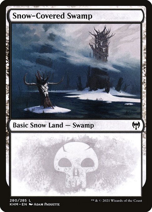 Snow-Covered Swamp - Kaldheim