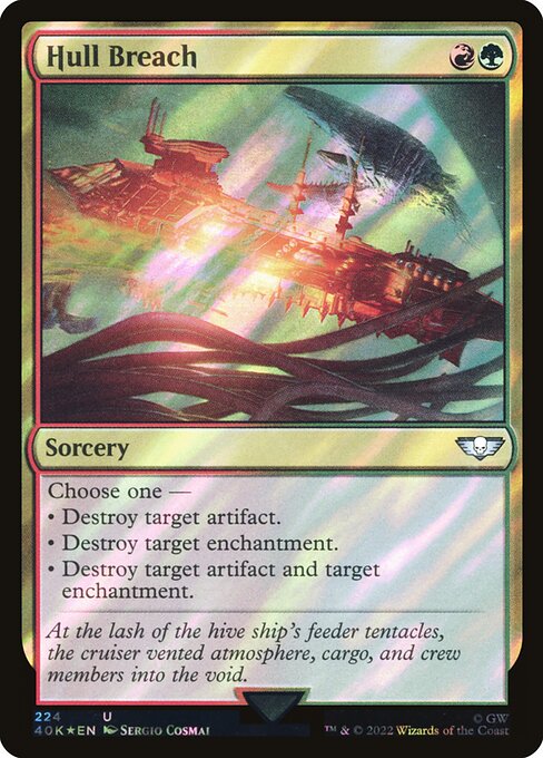 Hull Breach - Warhammer 40,000 Commander - Surge Foil