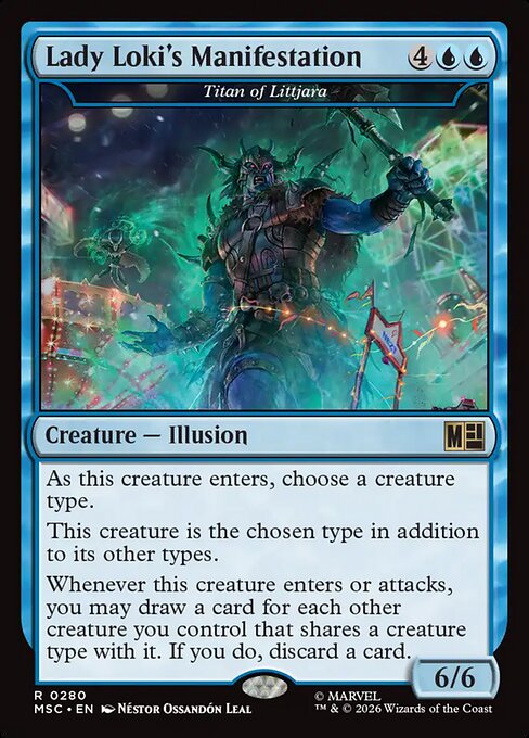 Lady Loki's Manifestation (Titan of Littjara) - Marvel Super Heroes Commander