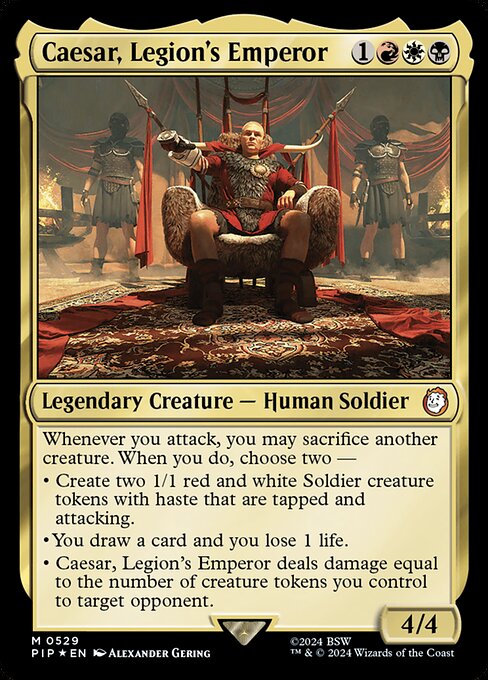 Caesar, Legion's Emperor - Fallout - Surge Foil