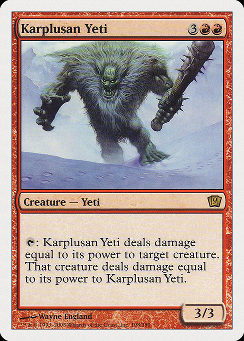 Karplusan Yeti - Ninth Edition