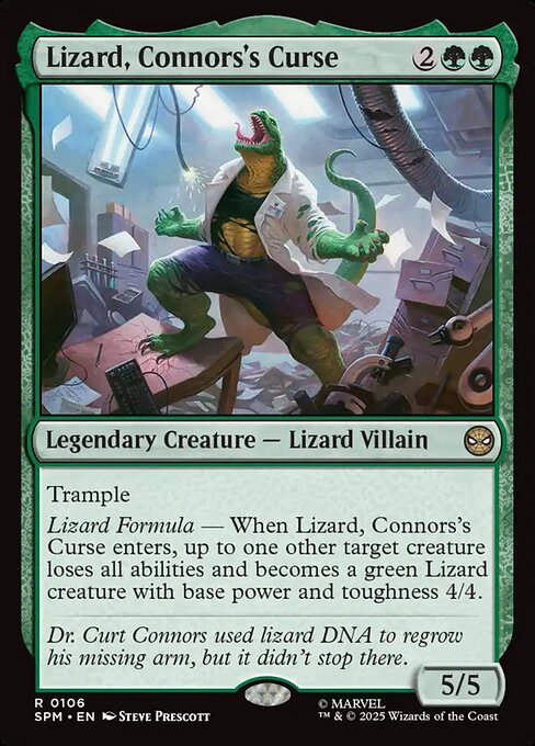 Lizard, Connors's Curse - Marvel's Spider-Man