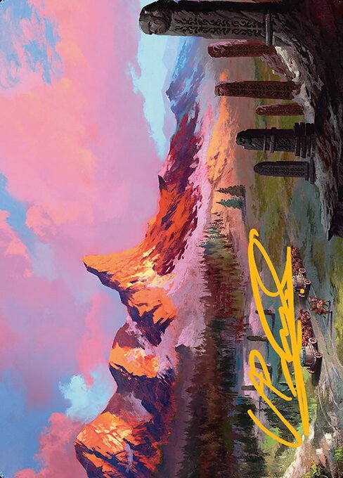 Rugged Highlands - Tarkir: Dragonstorm Art Series - Borderless