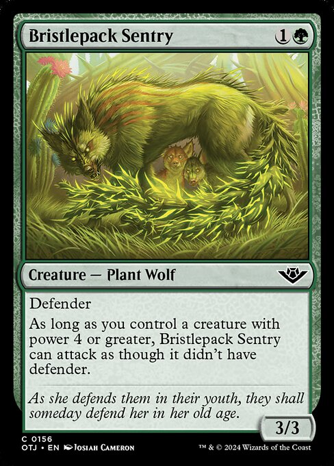 Bristlepack Sentry - Outlaws of Thunder Junction
