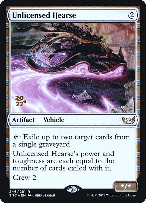 Unlicensed Hearse - Streets of New Capenna Promos - Promo Foil