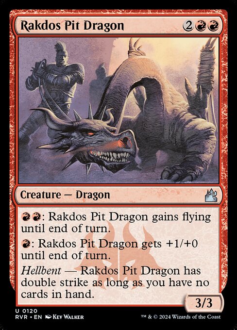 Rakdos Pit Dragon - Ravnica Remastered