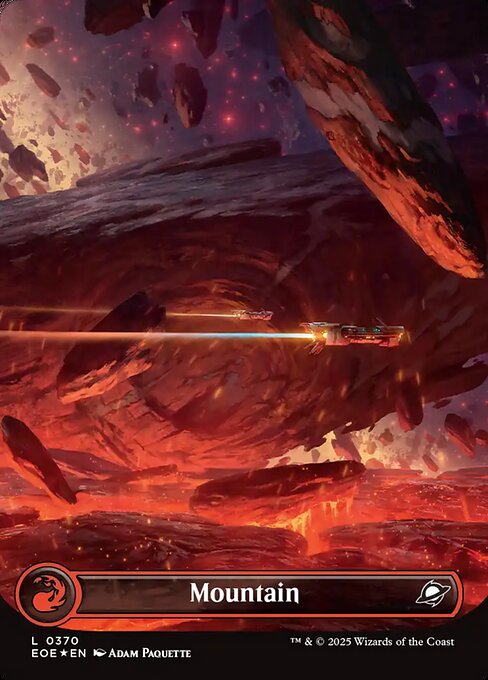 Mountain - Edge of Eternities - Galaxy Foil, Borderless