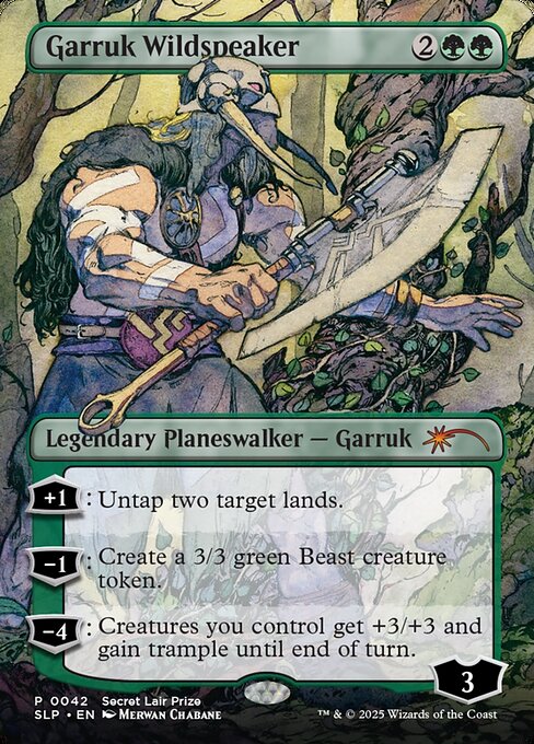 Garruk Wildspeaker - Secret Lair Showdown