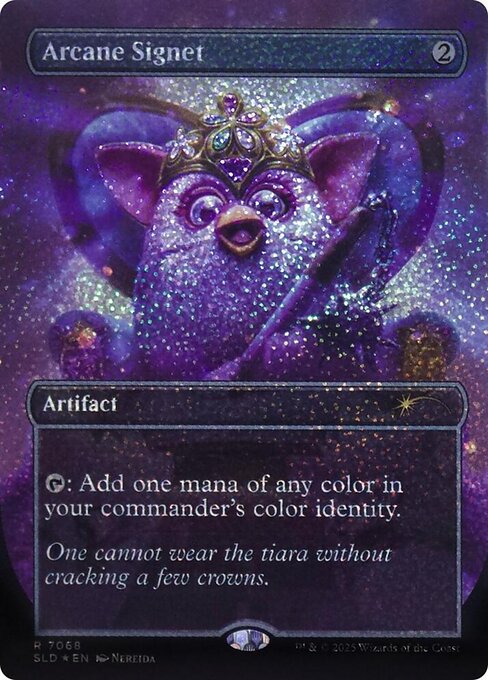 Arcane Signet - Secret Lair Drop - Confetti Foil, Borderless