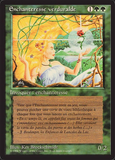 Enchanteresse verduralde (Verduran Enchantress) - Foreign Black Border