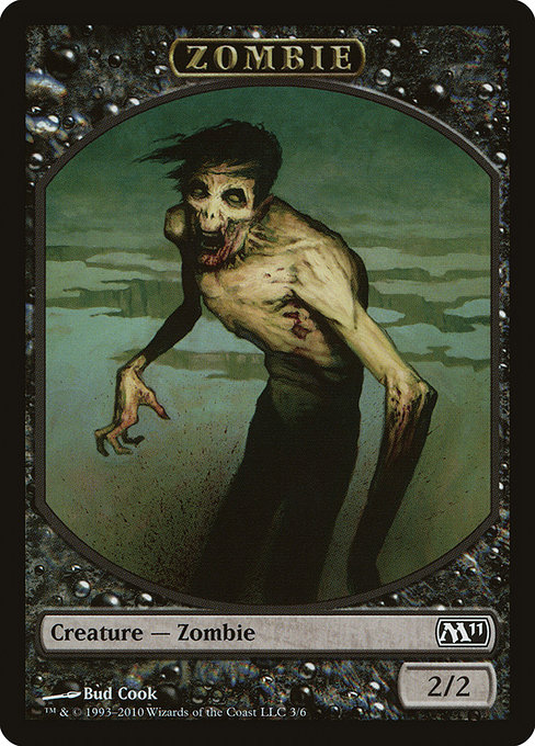 Zombie - Magic 2011 Tokens