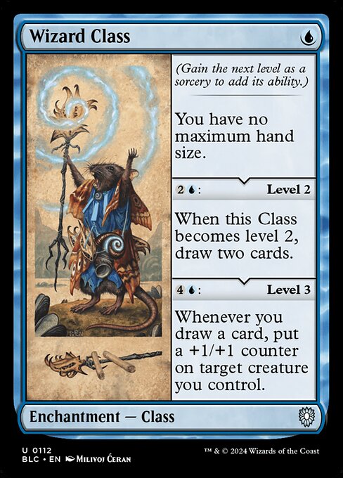 Wizard Class - Bloomburrow Commander