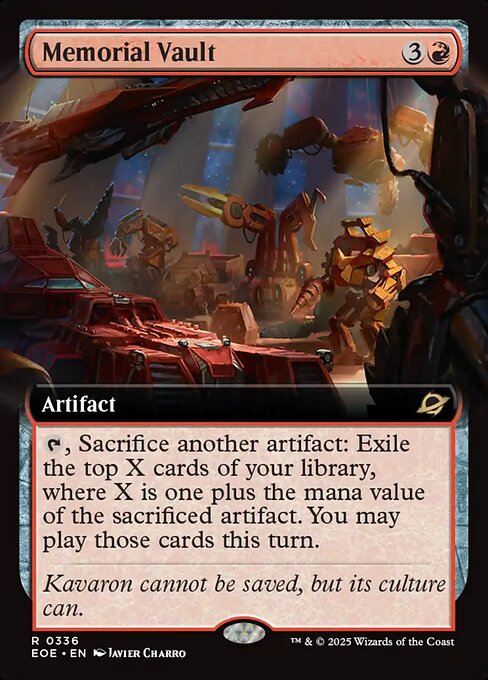 Memorial Vault - Edge of Eternities - Extended Art