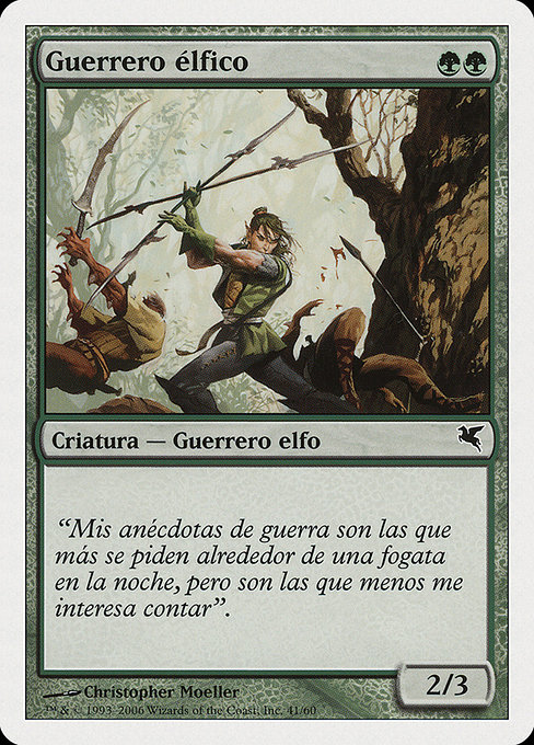 Guerrero élfico (Elvish Warrior) - Salvat 2005