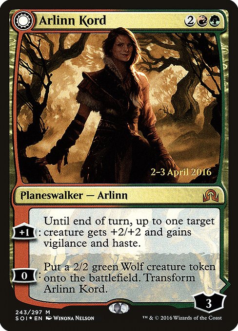 Arlinn Kord // Arlinn, Embraced by the Moon - Shadows over Innistrad Promos - Promo Foil