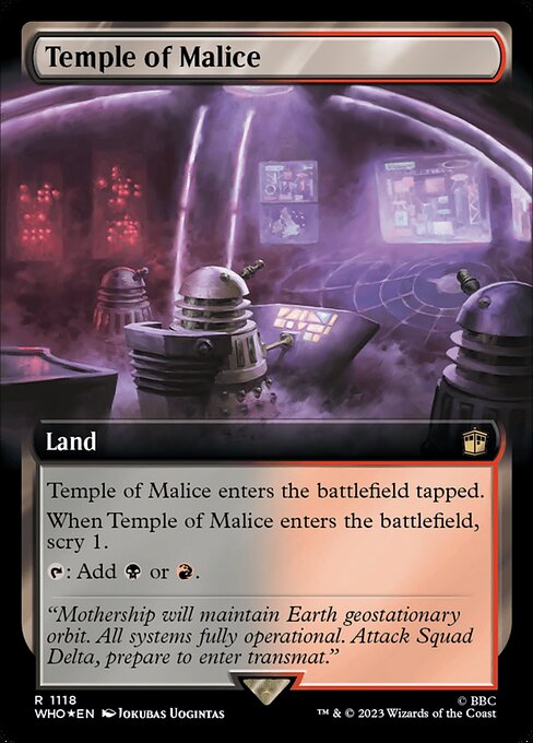 Temple of Malice - Doctor Who - Surge Foil