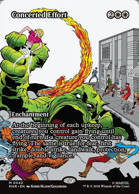 Concerted Effort - Marvel Universe - Borderless