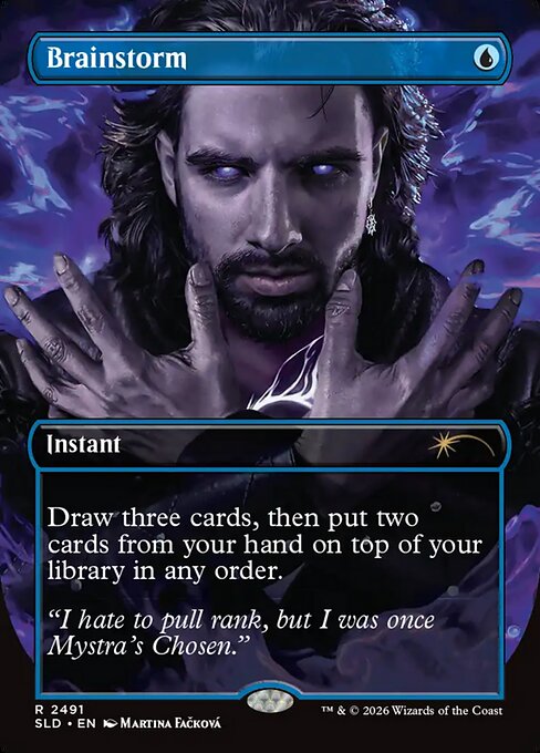 Brainstorm - Secret Lair Drop - Borderless