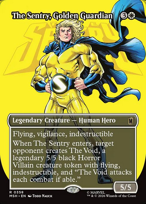 The Sentry, Golden Guardian - Marvel Super Heroes - Borderless