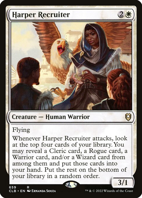 Harper Recruiter - Commander Legends: Battle for Baldur's Gate