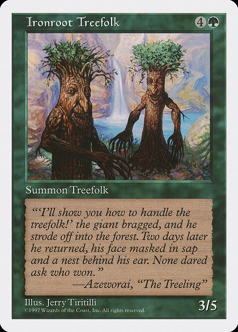 Ironroot Treefolk - Fifth Edition