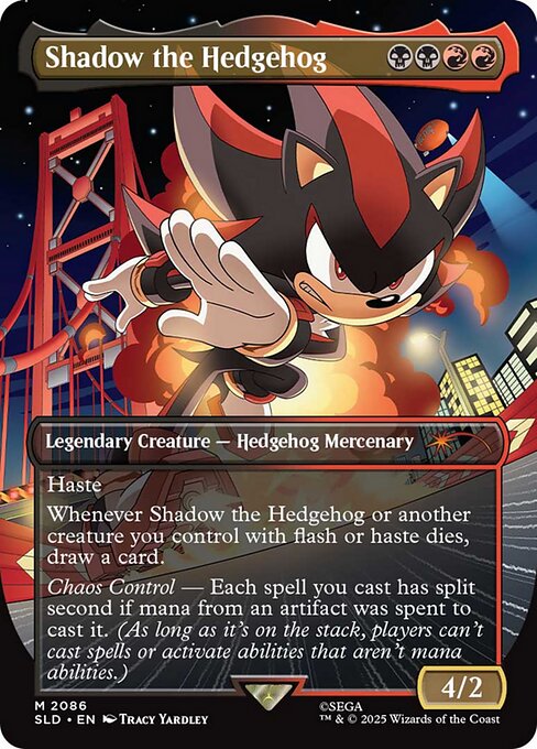 Shadow the Hedgehog - Secret Lair Drop - Borderless