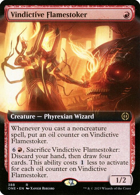Vindictive Flamestoker - Phyrexia: All Will Be One - Extended Art