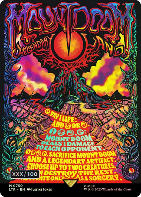 Mount Doom - The Lord of the Rings: Tales of Middle-earth - Double Rainbow, Borderless