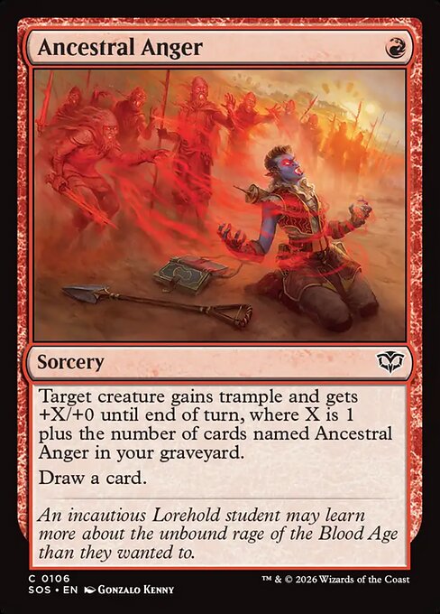 Ancestral Anger - Secrets of Strixhaven