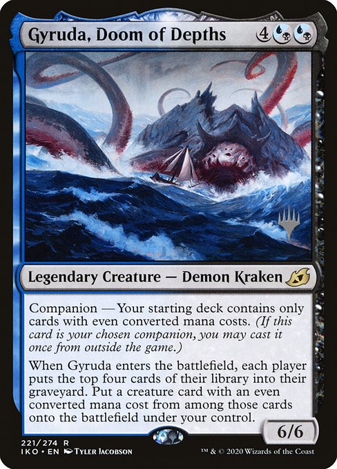 Gyruda, Doom of Depths - Ikoria: Lair of Behemoths Promos