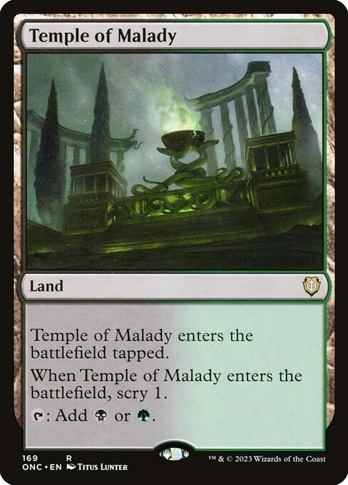 Temple of Malady - Phyrexia: All Will Be One Commander