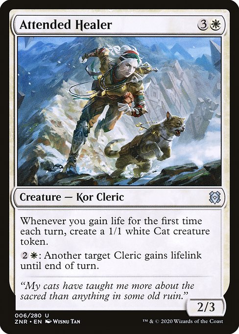 Attended Healer - Zendikar Rising