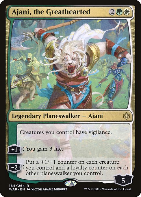 Ajani, the Greathearted - War of the Spark