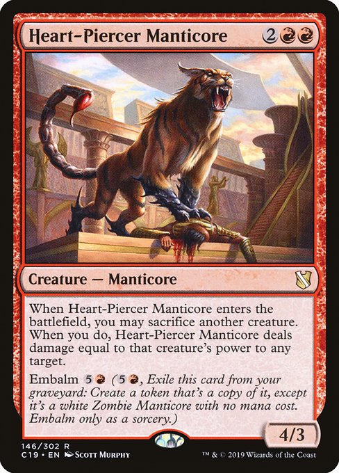 Heart-Piercer Manticore - Commander 2019