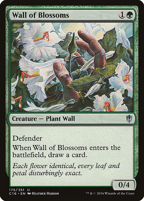 Wall of Blossoms - Commander 2016