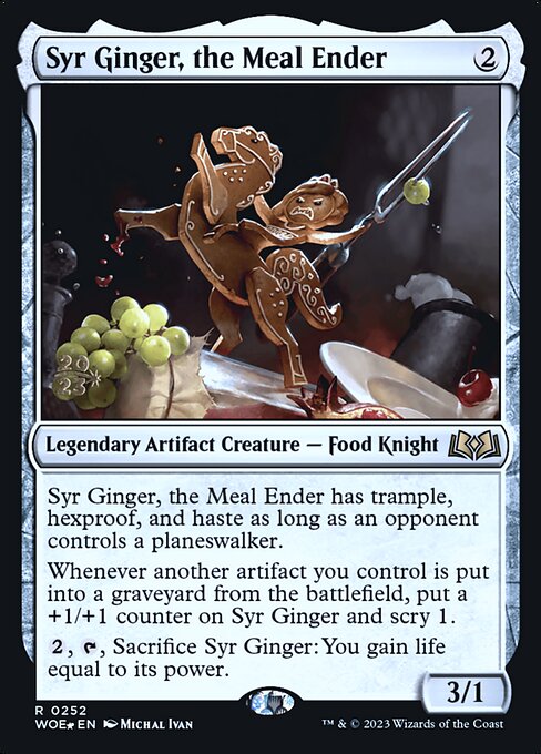 Syr Ginger, the Meal Ender - Wilds of Eldraine Promos - Promo Foil