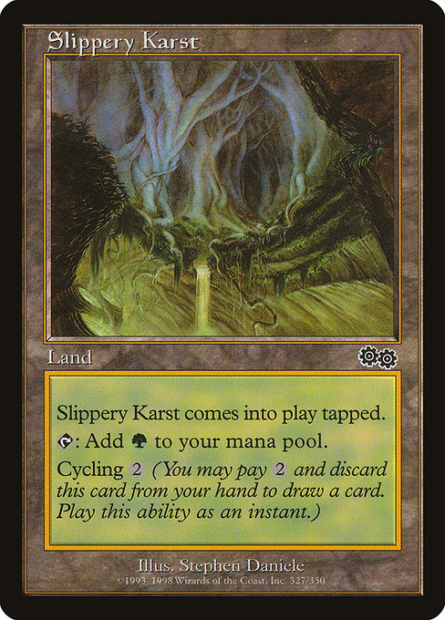 Slippery Karst - Urza's Saga