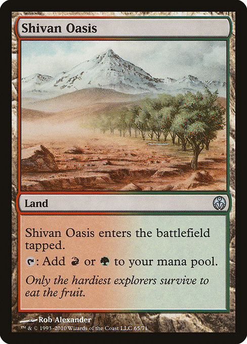 Shivan Oasis - Duel Decks: Phyrexia vs. the Coalition