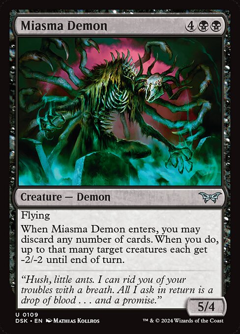 Miasma Demon - Duskmourn: House of Horror