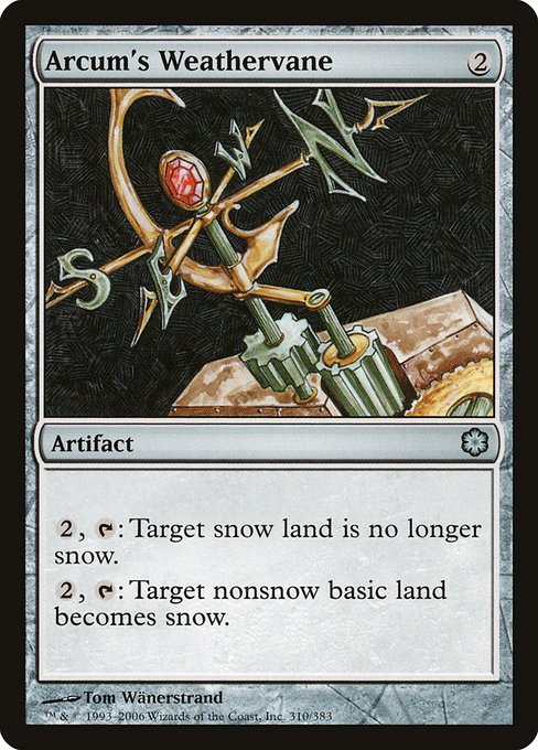 Arcum's Weathervane - Coldsnap Theme Decks