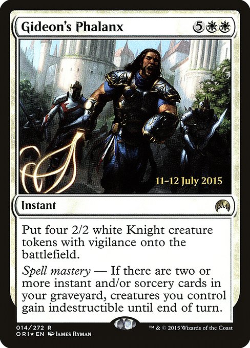 Gideon's Phalanx - Magic Origins Promos - Promo Foil