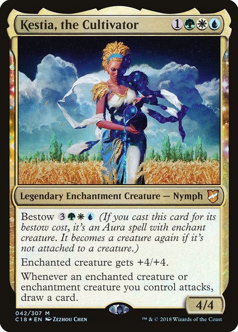 Kestia, the Cultivator - Commander 2018 - Promo Foil